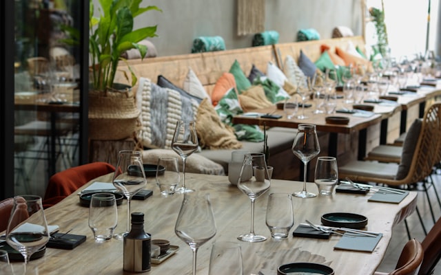 Restaurant dining area